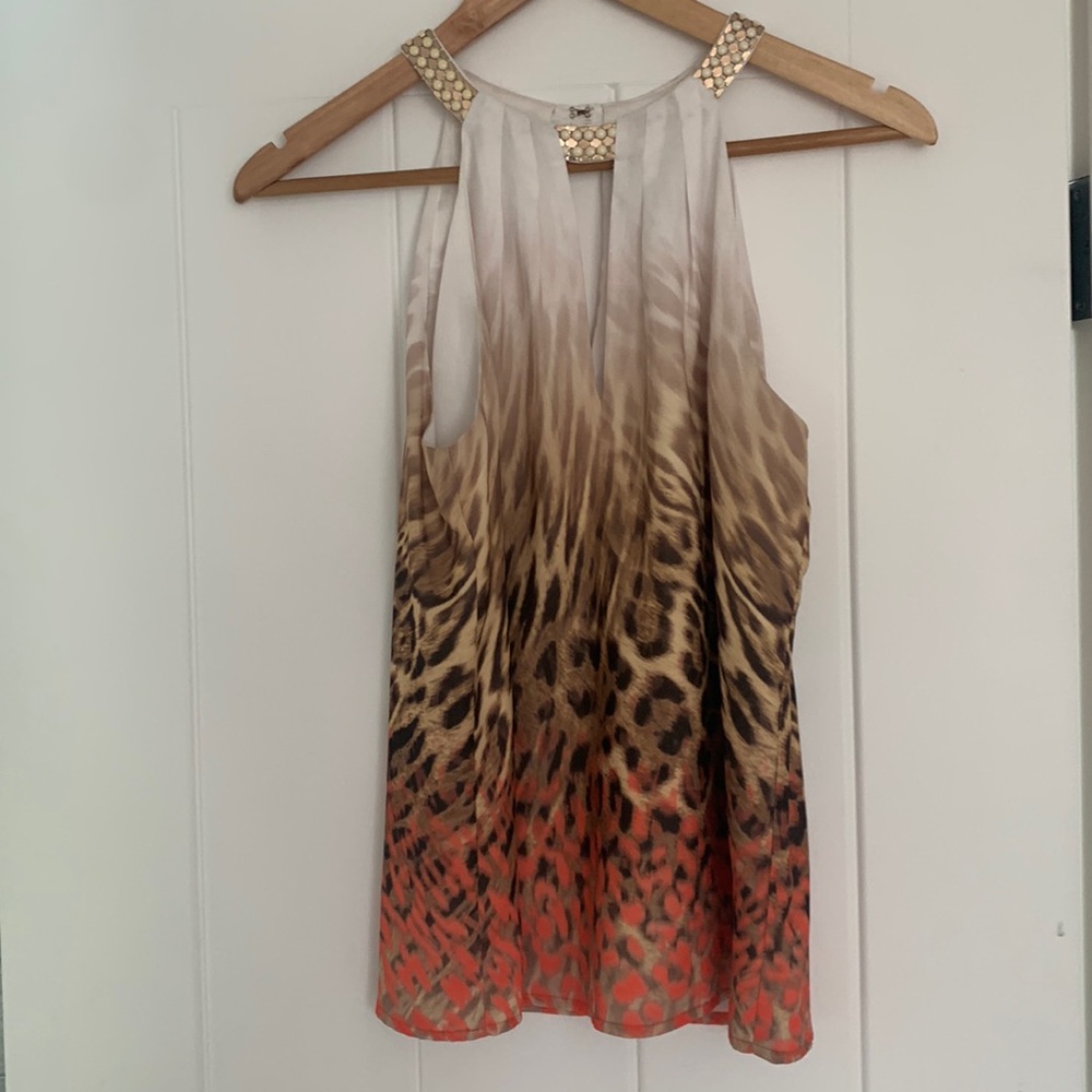 Marciano embellished neck top
